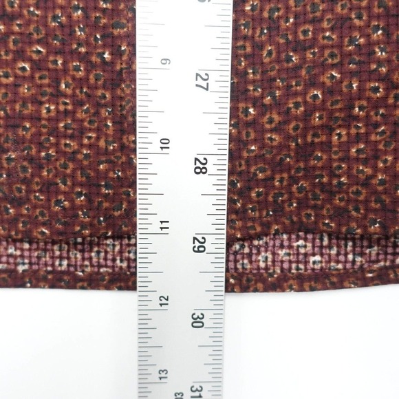 Apt.9 Button-Up Shirt Mens Size 2XL Brown Long Sleeve Slim Fit Polyester Stretch - Picture 6 of 7